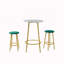 Ensemble de table de bar 3 pièces avec 2 tabourets de bar-1065900084-1065900091