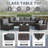 7-Piece Patio Conversation Sets, Outdoor Rattan Wicker Sectional Sofa with Tea Table & Cushions-765336747