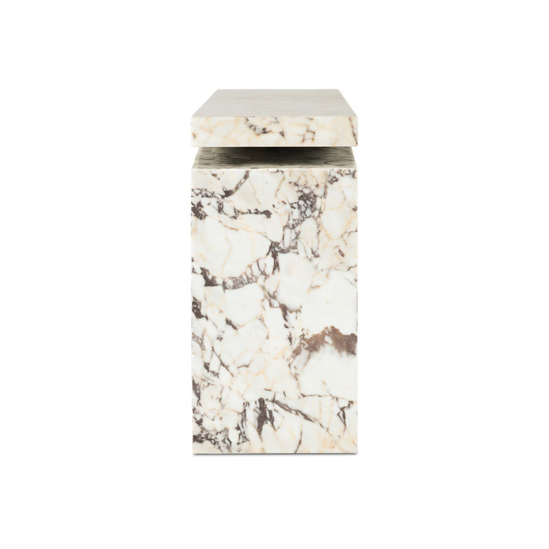 Henn 78.75 in. Marble Console Table