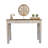 Hand-crafted Solid Wood White Washed Console Table With Drawer