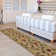Ottohome Non-Slip Floral Area Rug For Living Room, Hallway, Entryway Rug, Beige