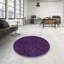 Tapis mauve à motif géométrique-1633407825