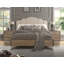 Lit standard tapissier en bois massif Minatare-937515365