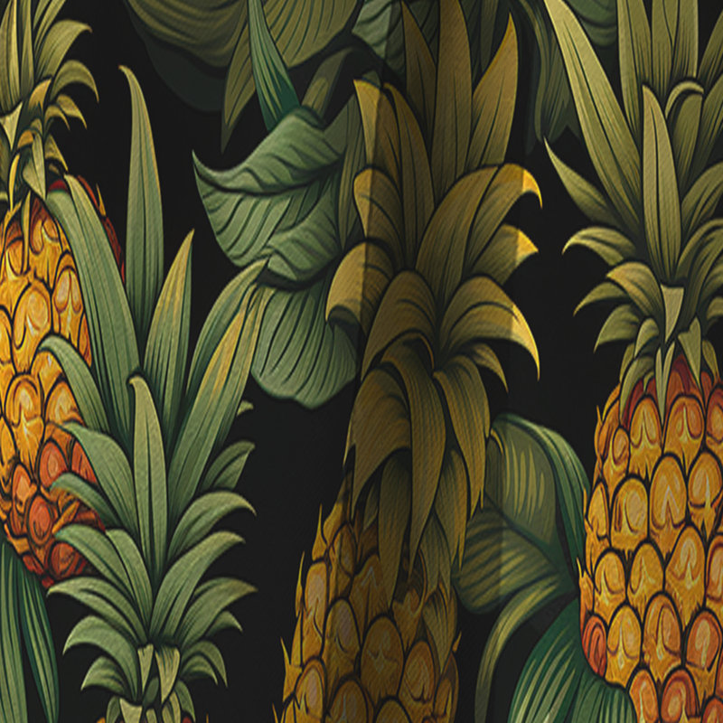 Pineapple Delight - motif tropical IV - Rideau floral - Rideau occultant floral - 1 panneau, L 52 po x L 120 po