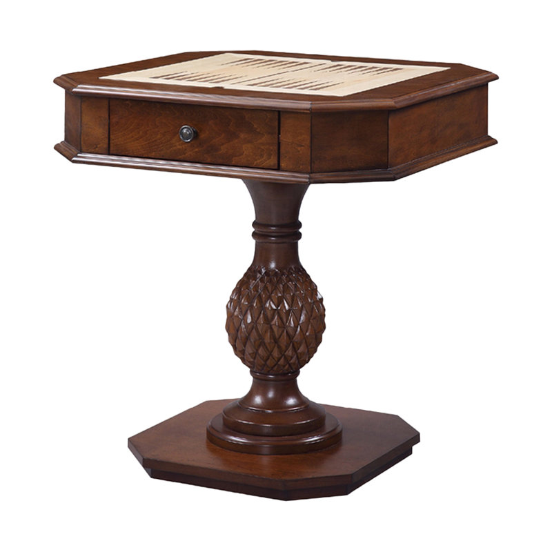 28.4" W GAME TABLE, CHERRY