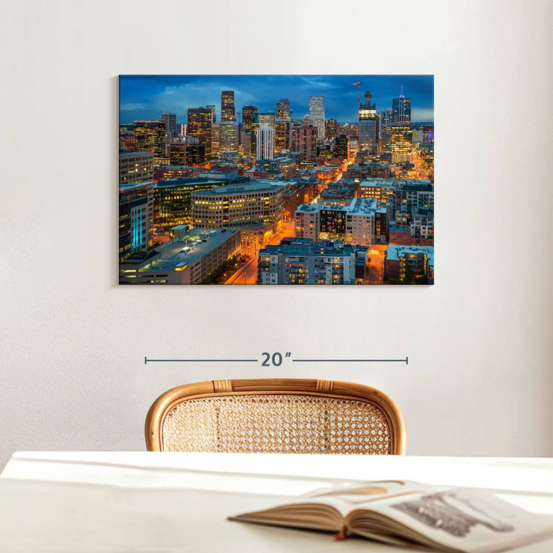 Kavia Denver Blue Hour, 16" H x 24" W