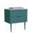 30" Striped Bathroom Vanity with Ceramic Sink-1874259593