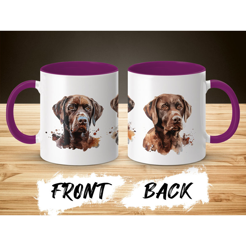 Mug, Purple, 3