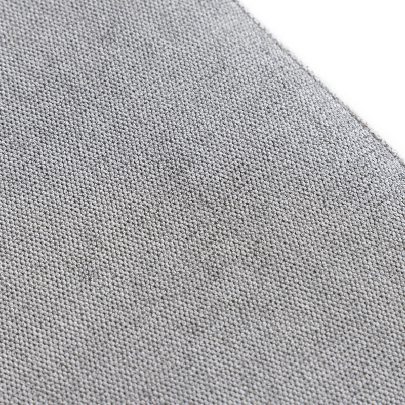 Sebastian - Modern Fabric + Counter Chair, Gray/Silver