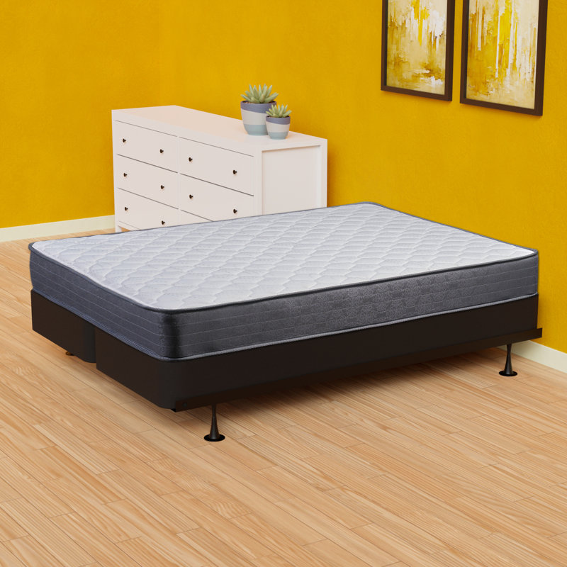 Matelas hybride mi-ferme 9 po Krause, Très grand, Profil bas (4 po)