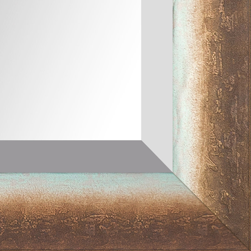 Miroir décoratif biseauté traditionnel Dalaigh, 14 po x 12 po