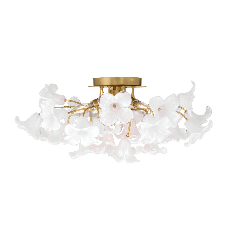 Plafonnier semi-encastré 5 lumières 25,25 po Bloome