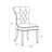Toombs Glass Top Double Pedestal Dining Set-448163044-447936989