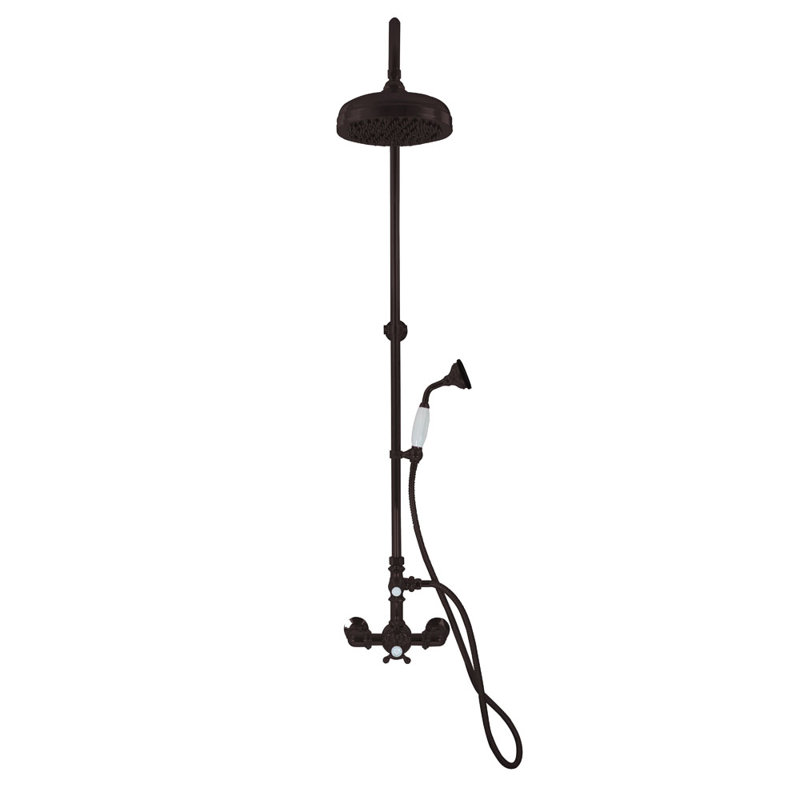 Exposed Thermostatic Shower System (P1085) by Strom Living, Oil Rubbed Bronze