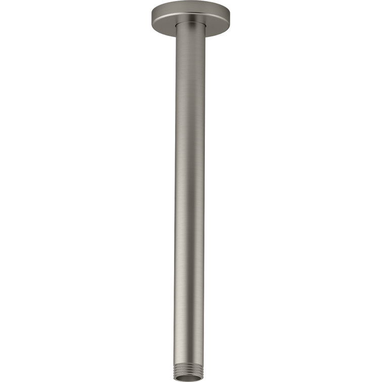 Statement 12 in. Ceiling-Mount Single-Function Rainhead Arm And Flange
