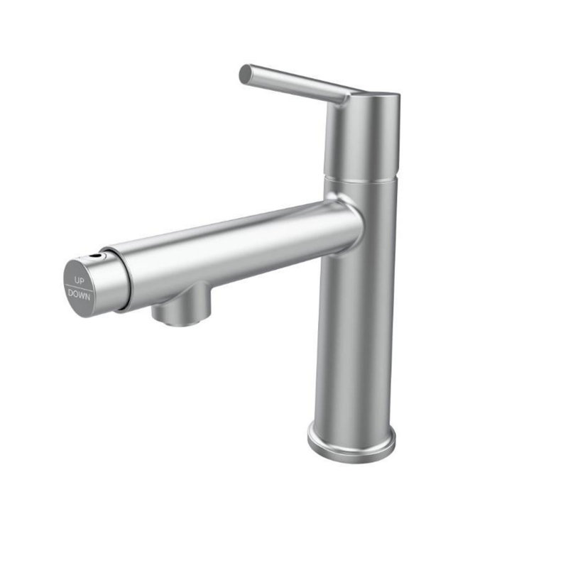 Single Handle Zinc Bathroom Sink Faucet, Chrome