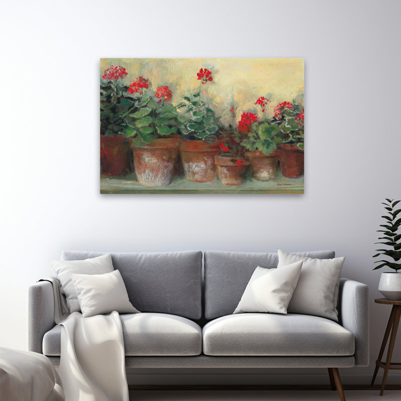 Jardinage des géraniums Kathleens, H 48 po x l 32 po