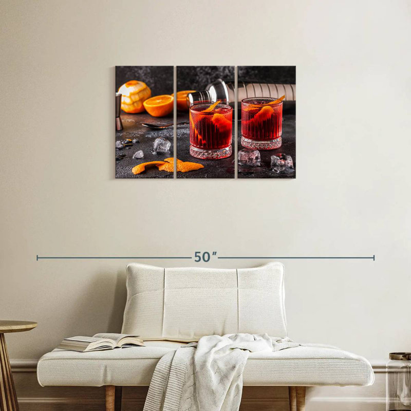 Yarlin Negroni For Two, 20" H x 33" W