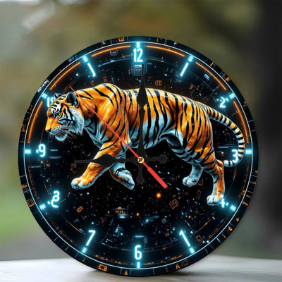 Tiger Clock Artwork