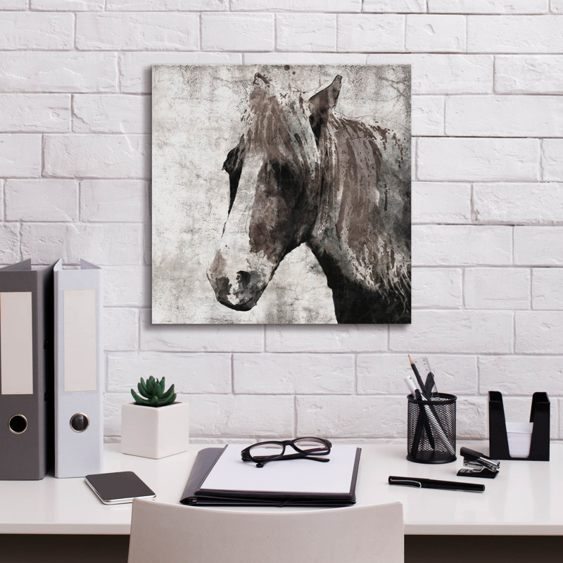 " Equestrian " by Irena Orlov, 18" H x 18" W x 0.75" D