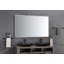 Miroir de salle de bain 60 po x 36 po à DEL avec antibuée, rétroéclairage et luminosité réglable pour fixation murale