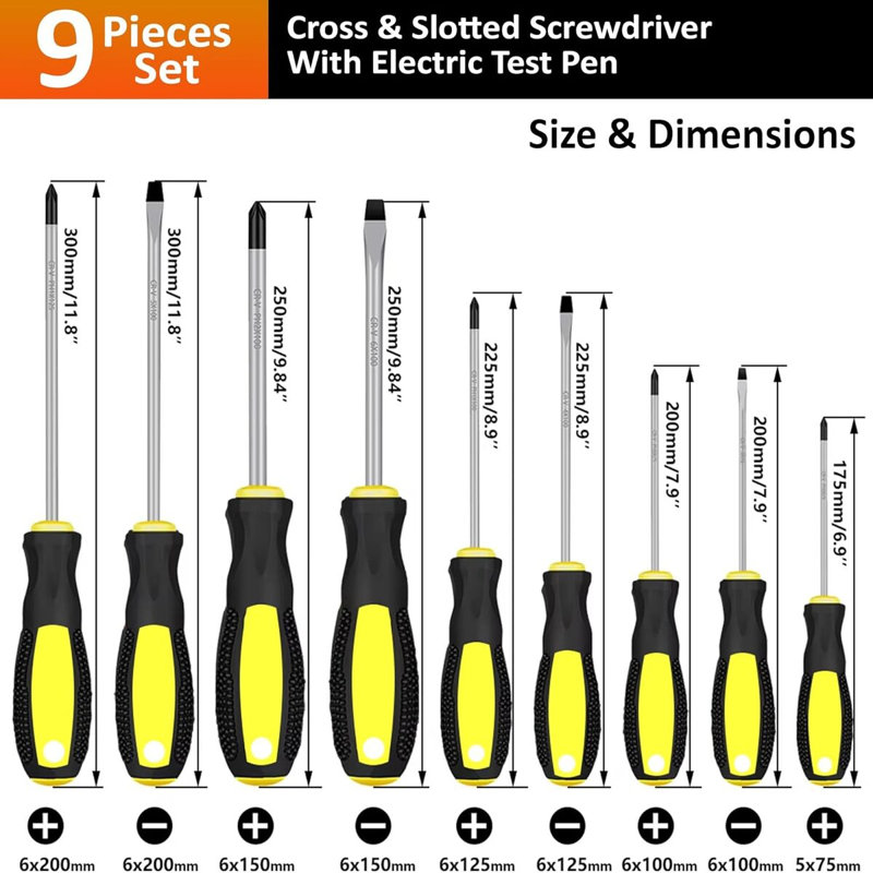 Magnetic Screwdriver Set