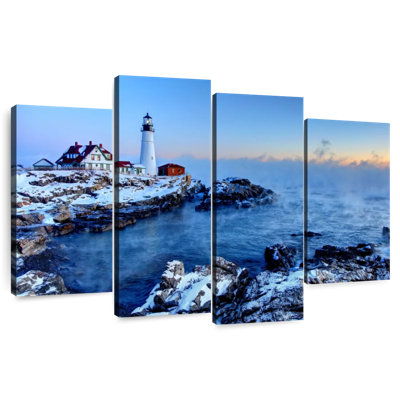 Gillard Frosty Portland Lighthouse