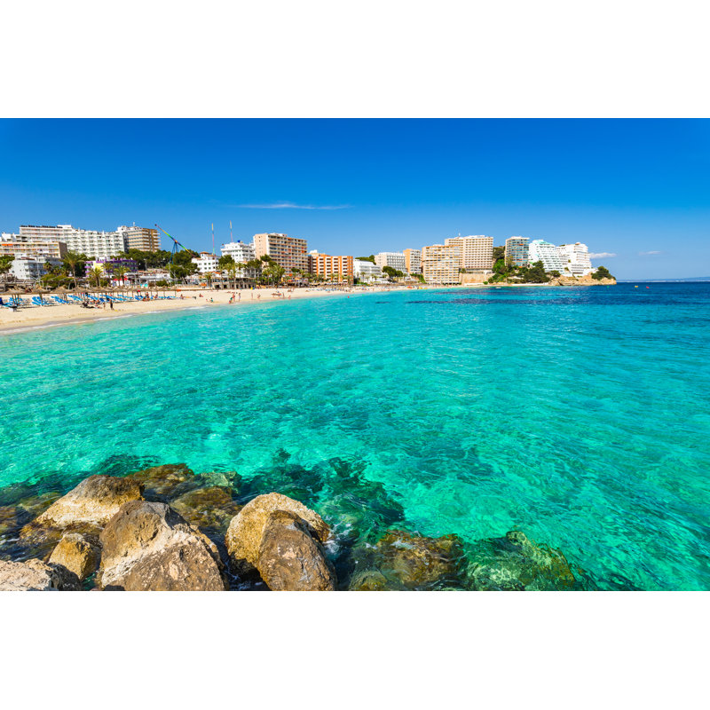 Beach Platja De Magaluf, 81cm H x 122cm W x 3.8cm D