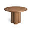 Table de salle à manger 4 quarts ronde en bois massif-1584821095-1584820376