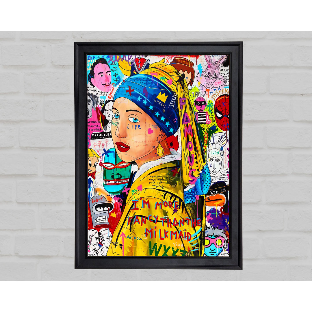 Girl With A Pearl Earring - Einzelner Bilderrahmen Kunstdrucke