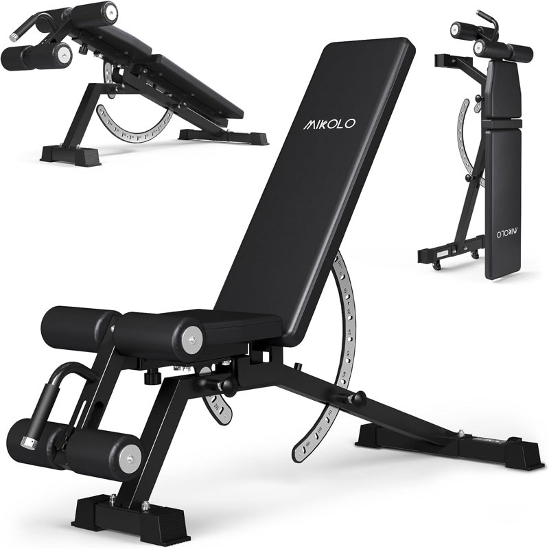 Banc de musculation 1200LB avec support pour les jambes - Banc d'entraînement vertical
