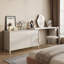 Coiffeuse avec miroir lumineux, 6 tiroirs