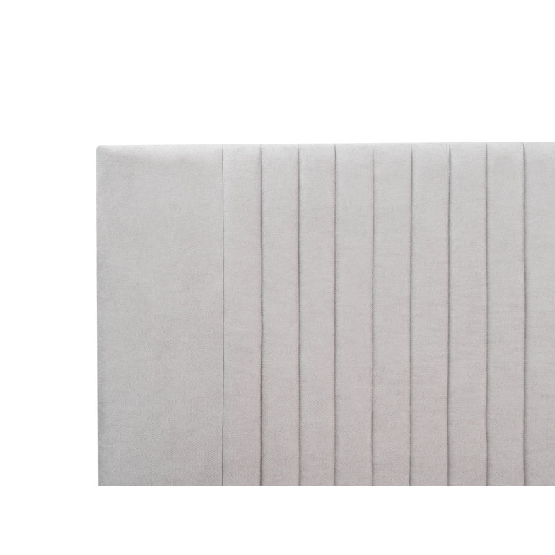 Bed TALENCE Light Grey, European Kingsize (160 x 200 cm)