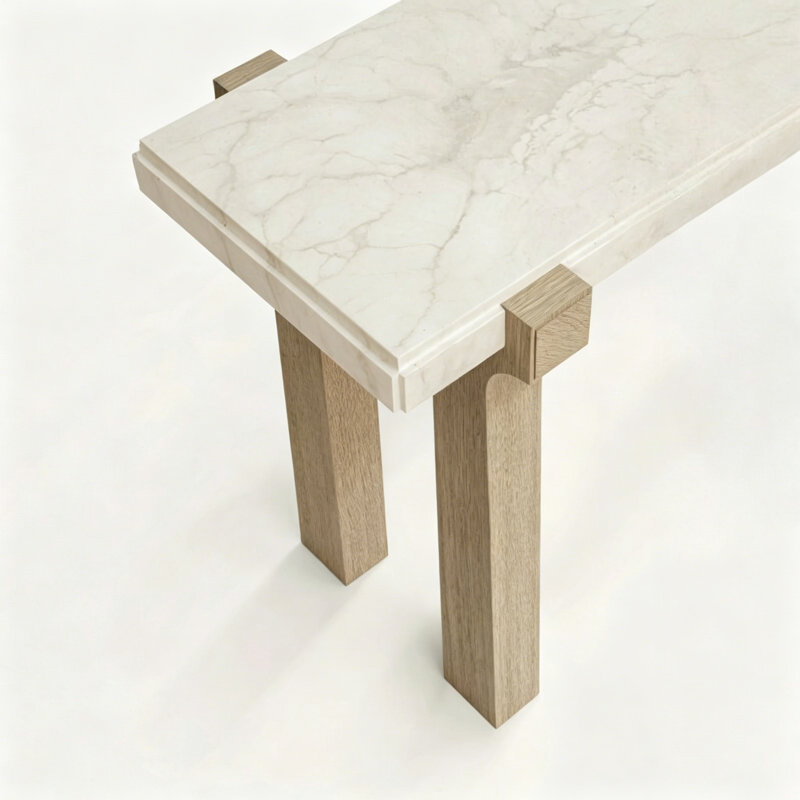 Console Wabi-Sabi, H 31,9 po x l 66,9 po x P 19,3 po