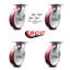 Poly sur roulettes en aluminium