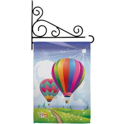 Double Sided 18.5'' H x 13'' W Polyester Flag Set