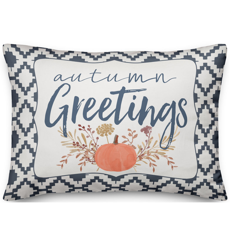  Housse de coussin lombaire Autumn Greetings