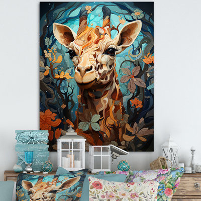 «Teal Fantasy Tall Tale» sur toile