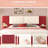 Upholstered Platform Bed Frame King Size Storage Angle Red-Toned Solid Construction No Box Spring Needed With Anti-Collision Rounded Corners