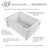 24'' L Single Bowl Fireclay Kitchen Sink-14385970