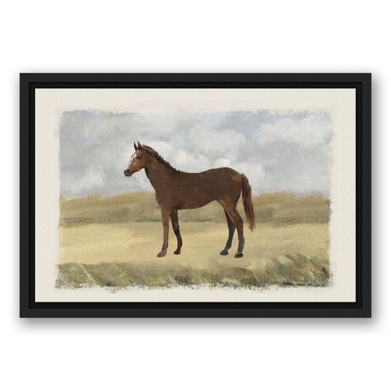 Cheval rétro, H 13,75 po x l 19,75 po