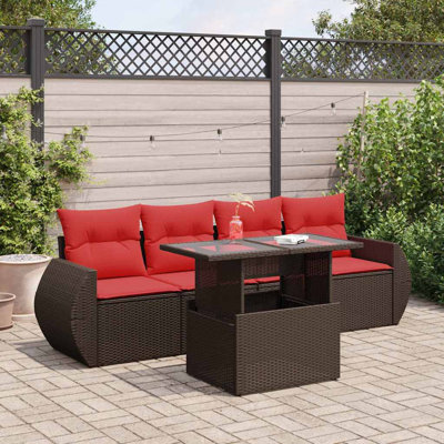 55cm Wide Patio Sofa with Cushions
