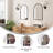 Mila Wall Mount Arched Mirror with Slim Metal Frame-256789352-256789351