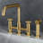 Cass 12" H 2-handle Bridge Kitchen Faucet with Side Sprayer-93174500