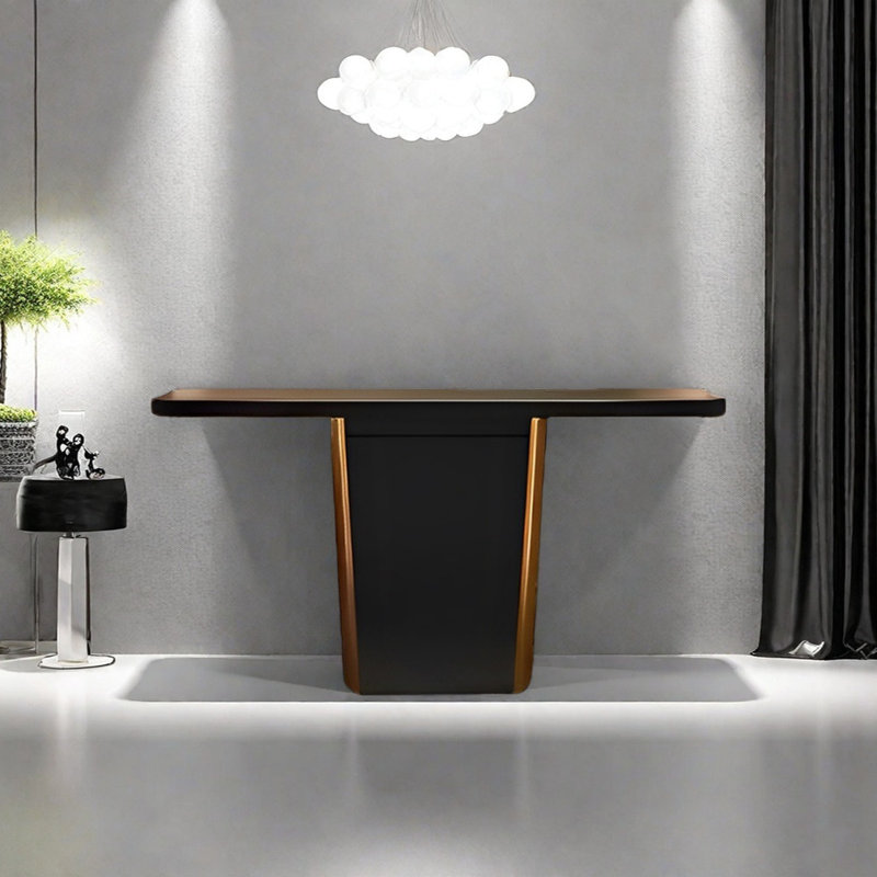 Console moderne haut de gamme moderne, H 33,46 po x l 55,12 po x P 13,78 po