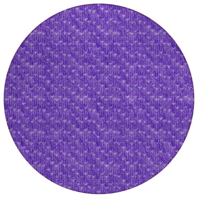 Tapis d'intérieur rond 8 pi