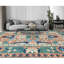 Hand-Knotted High-Quality Rust and Green Area Rug