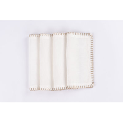 Evaline Brody Linen Cocktail Napkins