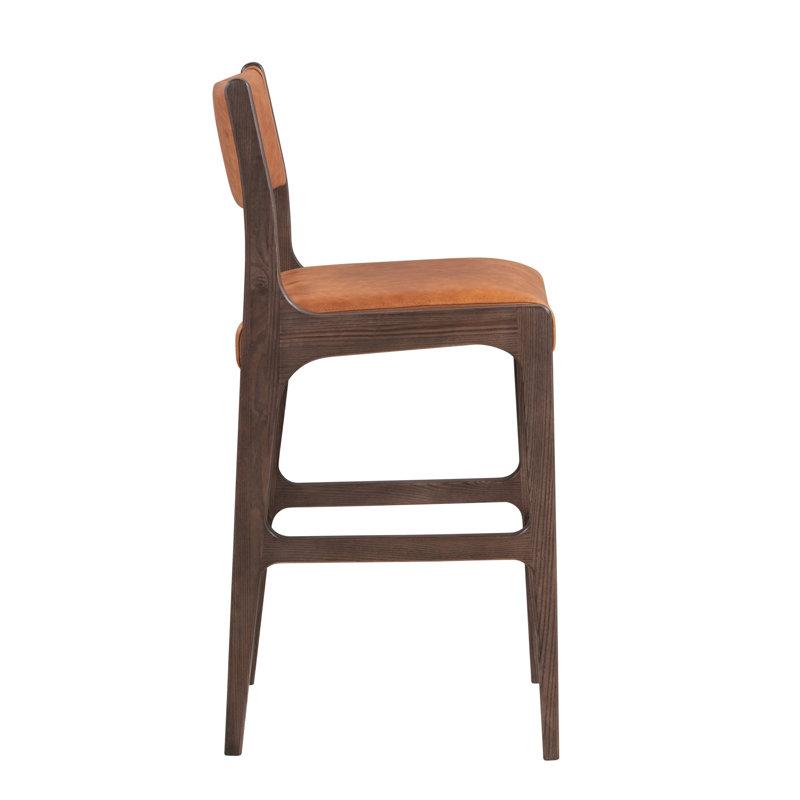 Wayne Leather Stool, Bar Stool (30" Seat Height)