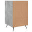 Bursten 40cm W Iron Bedside Table-2000424083